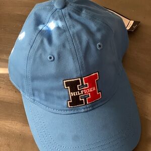 Tommy Hilfiger Kids Sky Blue Hat with Logo